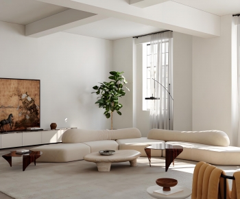 Modern A Living Room-ID:376295099