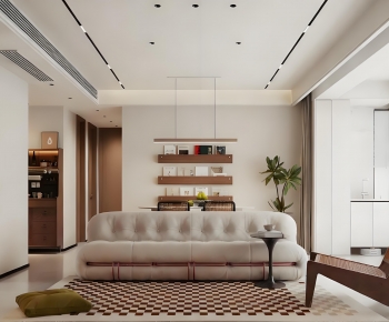 Modern A Living Room-ID:701428899