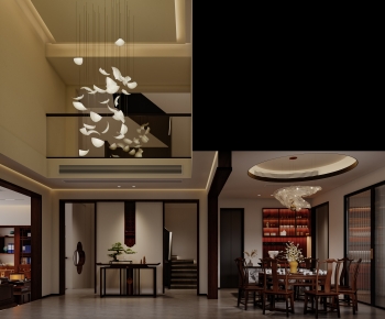 New Chinese Style Dining Room-ID:103358982
