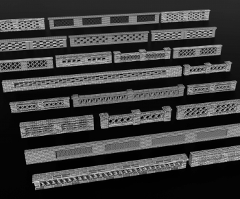 New Chinese Style Landscape Wall-ID:332880021