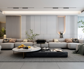 Modern A Living Room-ID:394754894