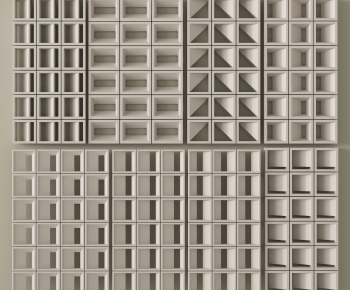 Modern Cement Brick Screen Partition-ID:859142074