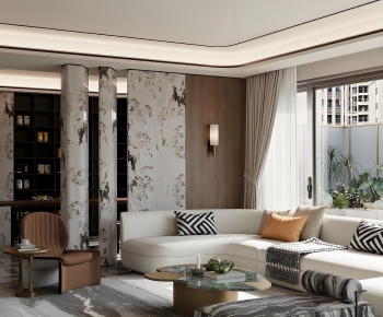 Modern A Living Room-ID:467379098