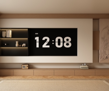 New Chinese Style TV Wall-ID:138281114