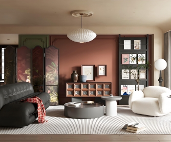 French Style A Living Room-ID:729366068