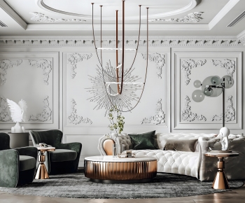 American Style A Living Room-ID:450155027