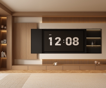 New Chinese Style TV Wall-ID:428246973