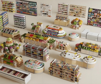 Modern Supermarket Shelf-ID:227041964