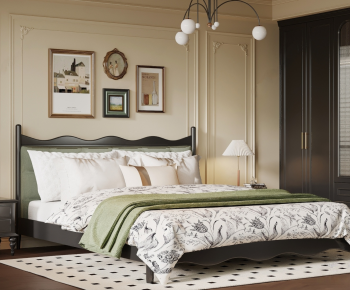 French Style Double Bed-ID:627595903