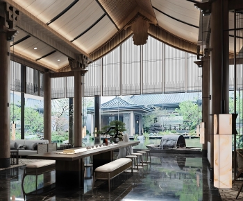 New Chinese Style Real Estate Sales Office-ID:255970006