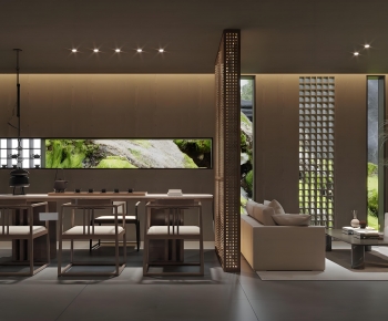 New Chinese Style Teahouse Tea House-ID:119319083