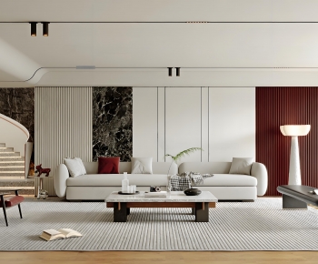 Modern A Living Room-ID:163378954