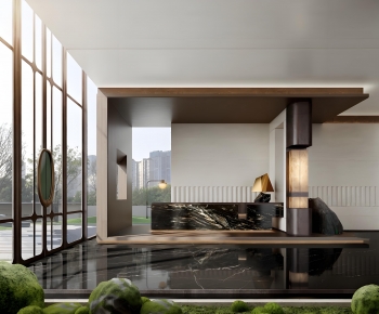 Modern Real Estate Sales Office-ID:815058959