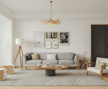 Nordic Style A Living Room-ID:291876087