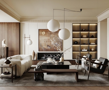 Modern A Living Room-ID:313110455