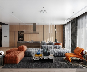 Modern A Living Room-ID:113146073