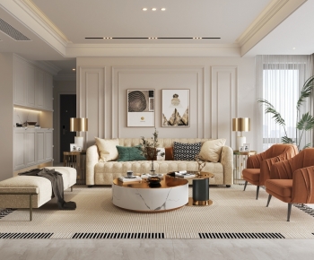 Modern A Living Room-ID:716900112