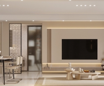 Modern A Living Room-ID:671853078