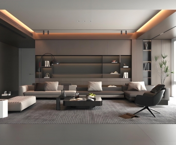 Modern A Living Room-ID:433832886