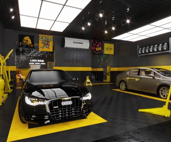Modern Automobile Repair Shop-ID:548886066