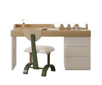 Modern Computer Desk And Chair-ID:272169115