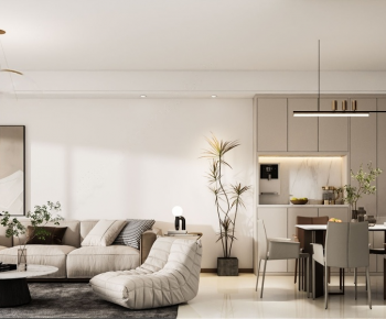 Modern A Living Room-ID:256050112