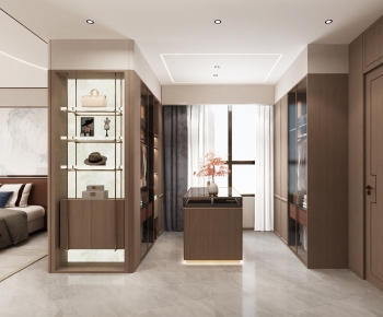 New Chinese Style Clothes Storage Area-ID:136959638