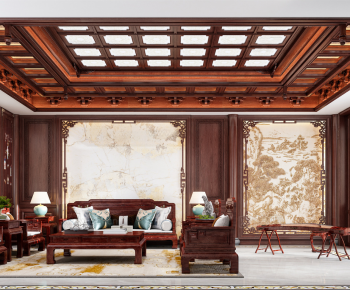 Chinese Style A Living Room-ID:603039329