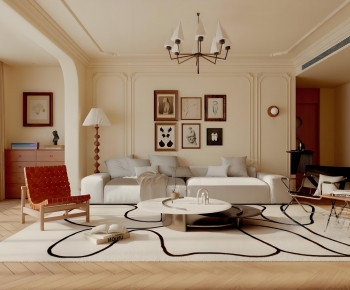 Modern A Living Room-ID:954134949