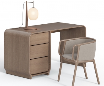 New Chinese Style Computer Desk And Chair-ID:810168986