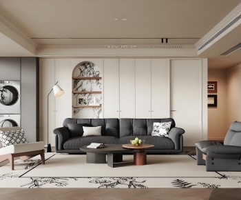 Modern A Living Room-ID:881002902