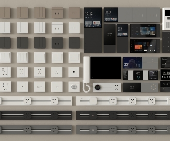 Modern Switch Socket Panel-ID:363754034
