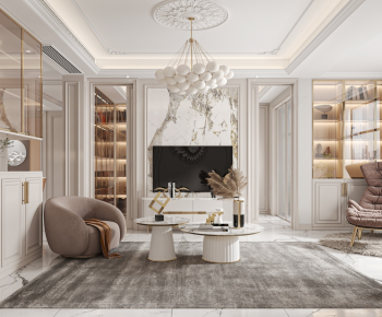 French Style A Living Room-ID:815999039