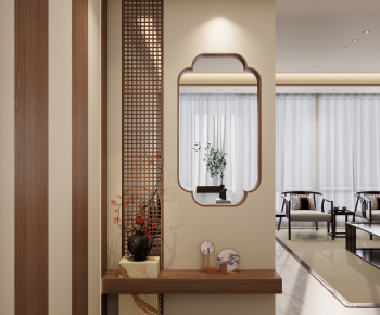 New Chinese Style Hallway-ID:381531007