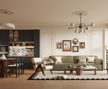 French Style A Living Room-ID:202898983