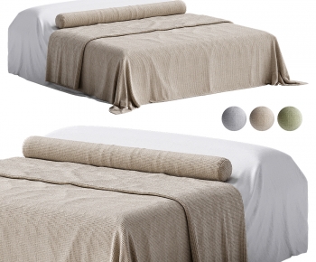 Modern Double Bed-ID:117136006