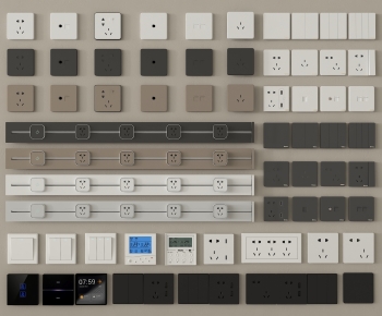 Modern Switch Socket Panel-ID:731992966