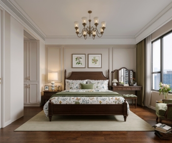 American Style Bedroom-ID:553629482