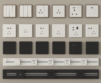 Modern Switch Socket Panel-ID:676260094