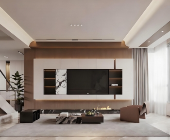 Modern A Living Room-ID:145962001
