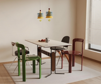 Modern Dining Table And Chairs-ID:732561116