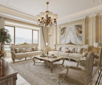 European Style A Living Room-ID:415252924