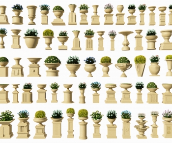 European Style Flower Bed, Flower Bowl, Flower Box-ID:755300057