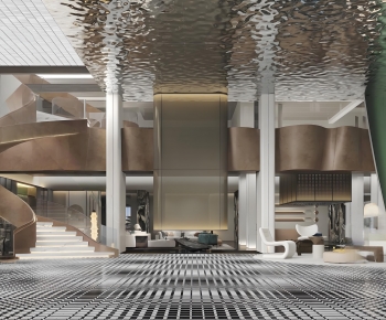 Modern Real Estate Sales Office-ID:605700033