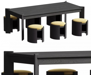 Modern Dining Table And Chairs-ID:164498094