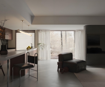 Wabi-sabi Style A Living Room-ID:679991014