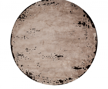 Wabi-sabi Style Circular Carpet-ID:444207916