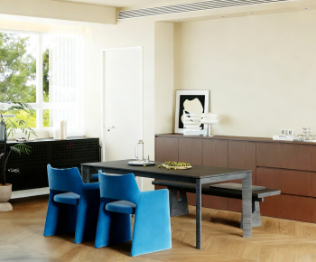 Modern Dining Table And Chairs-ID:363672027