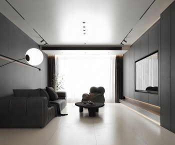 Modern A Living Room-ID:684540999
