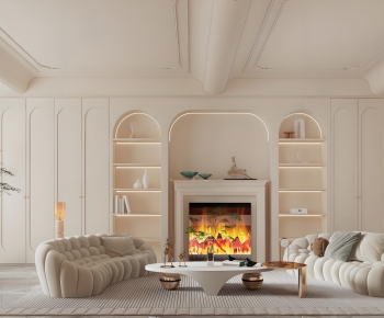 Modern A Living Room-ID:908632045